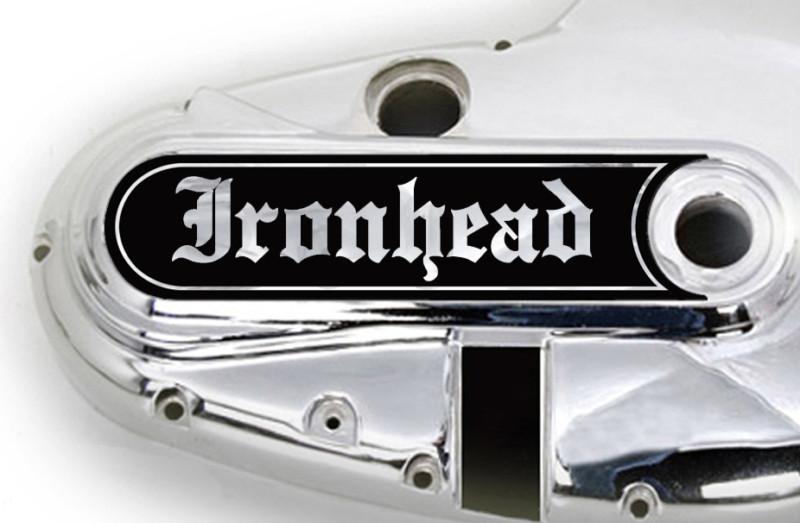 ★ primary cover decal"ironhead bold" for harley ironhead sportster 1971-1976 ★