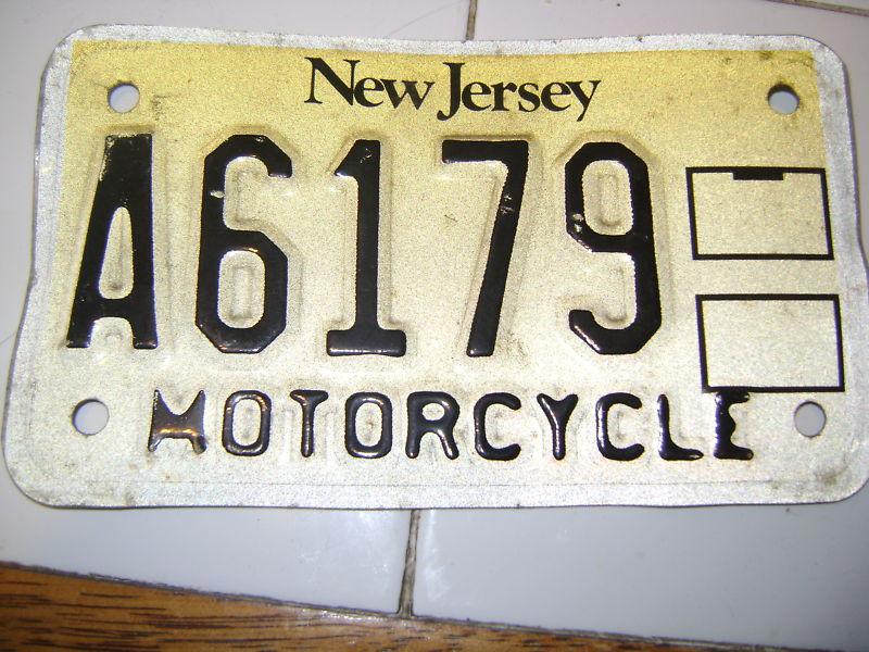 New jersey licence plate