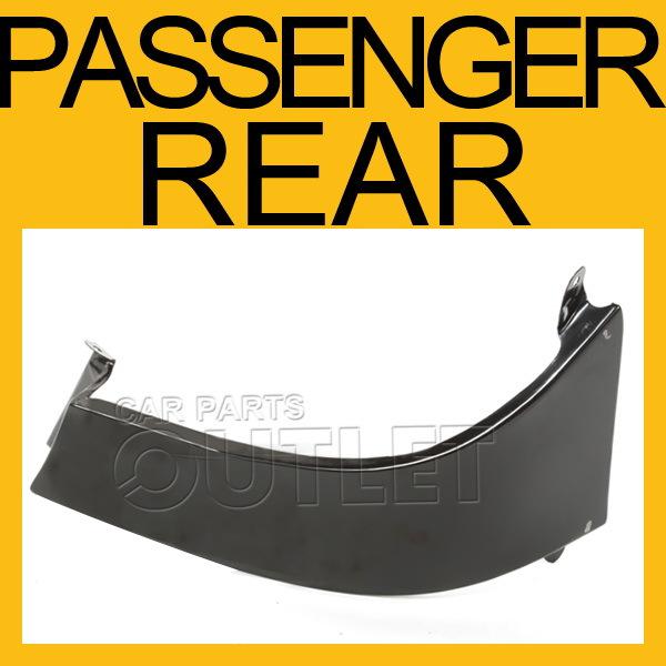 03-08 corolla filler panel rear quarter/bumper/taillamp primed black steel right