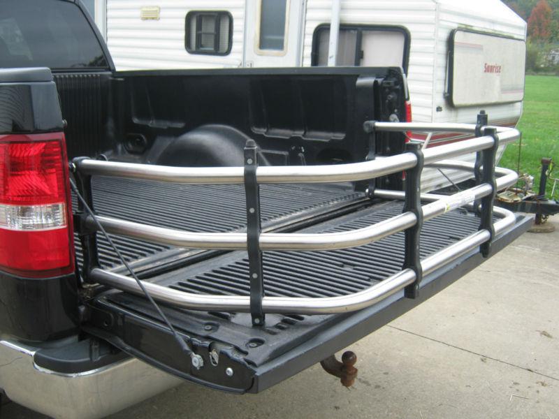 Bed extender tail gate expander for 58 1/2 inch pickup truck tailgates