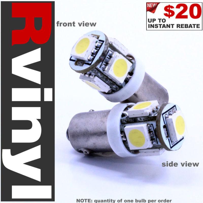 Profocos (1x) white bax9s 5 5050smd led dome light bulb lamp light for acura