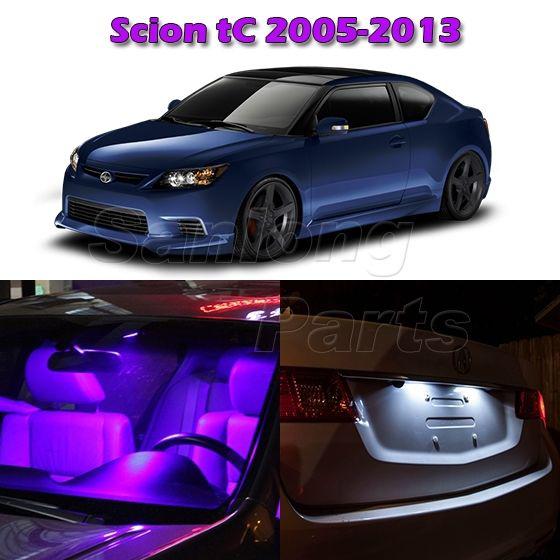 Pink interior light package map dome trunk license lamp for scion tc 2005-2013