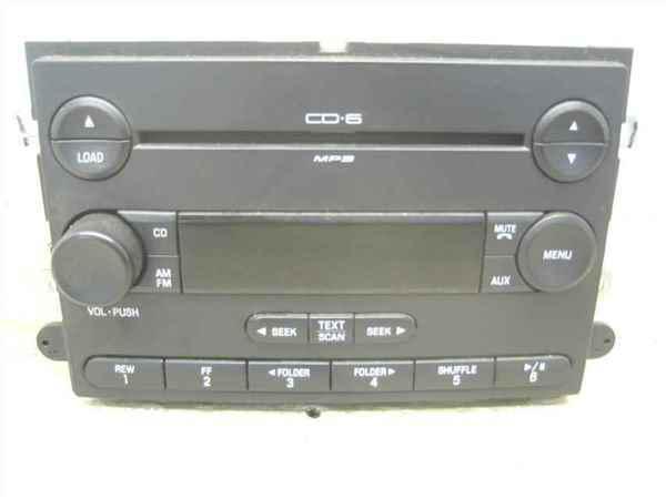 07 ford fusion milan cd 6-disc mp3 player radio oem lkq