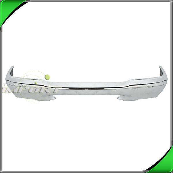 98-00 mazda b2500 b3000 b4000 pickup steel chrome front bumper impact face bar