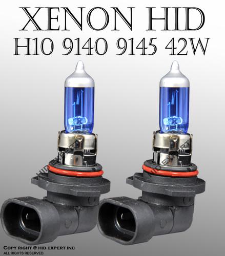 H10 42w x2 pcs high / low beam /fog light xenon white direct replace bulbs tg2