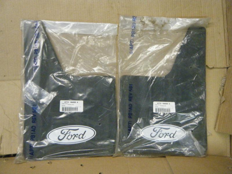 Brand new oem ford mudflaps splash gaurds  e7tz-16a550-a  set of 4