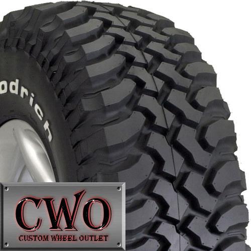 4-new bf goodrich mud terrain km 255/75-17 tires r17