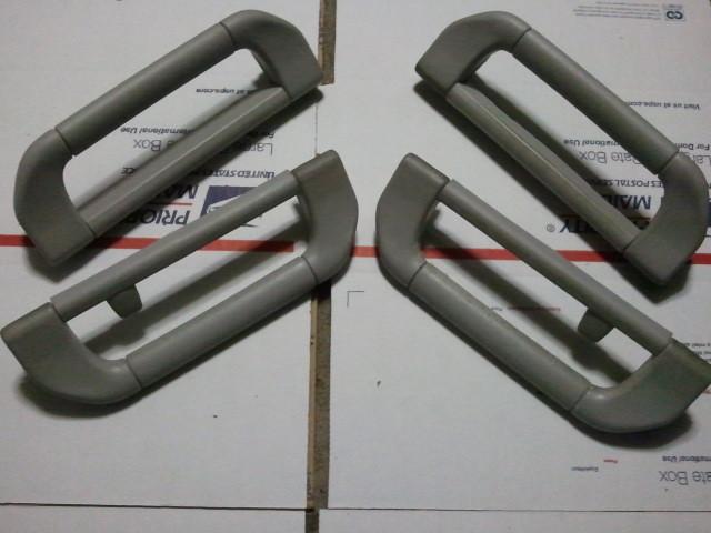 Bmw oem e38 7 series grab handle set used grey ++++++++++