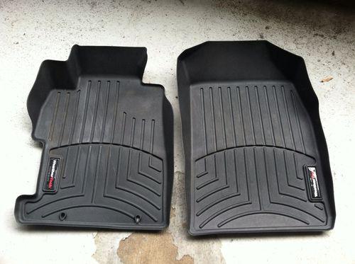 Weathertec​h® front floor mats floorliner -  civic coupe - 2006-2011 - black