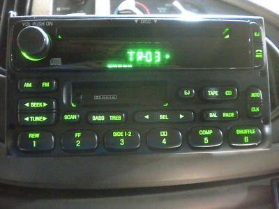 97 98 99 00 01 02 ford econoline van full size oem factory radio cd player