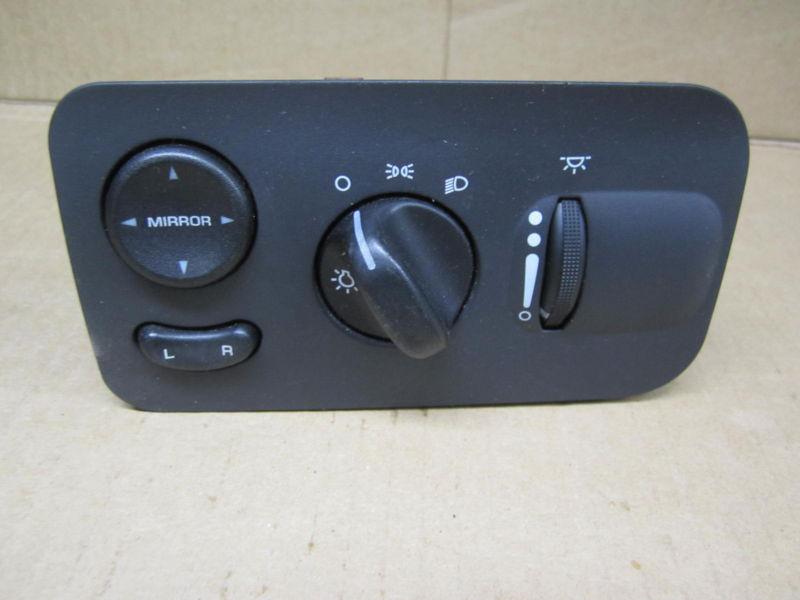 Dodge caravan 05 2005 headlight power mirror dimmer switch w/ black bezel