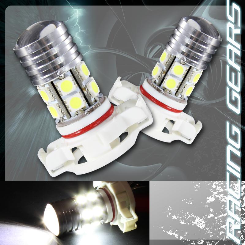 2x silverado h16 5202 9009 white 13 led 12v projector fog light lamp bulb