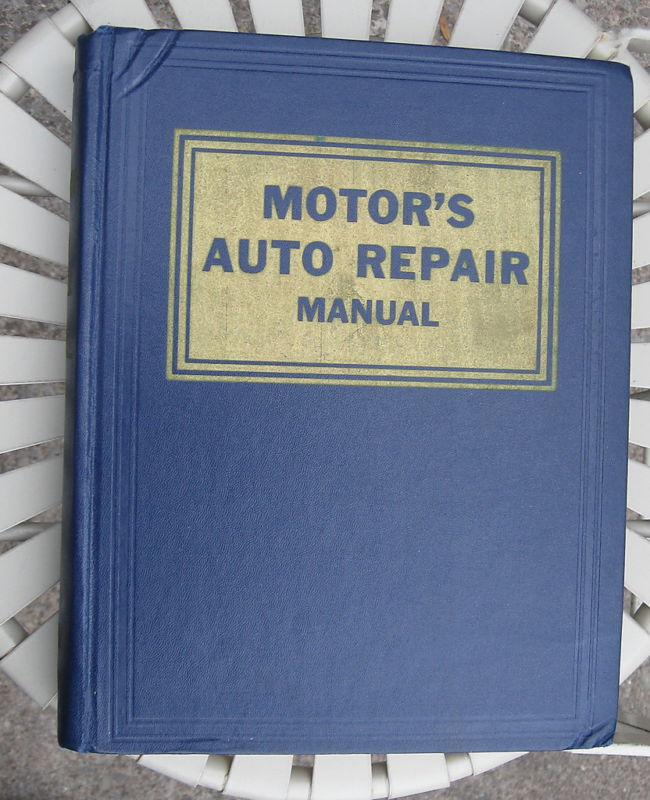 Motors auto repair manual 1962 25 edition 53-62 corvair corvette jeep