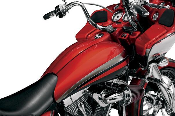 Rwd fuel injected gas tank 20 in style for harley davidson flh flt 08-10