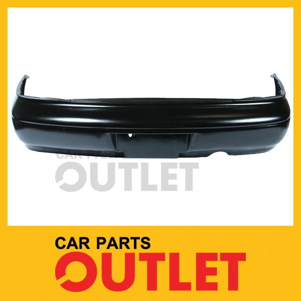 Rear bumper matte black plastic smooth cover gs/ls to 08/94 for 94 95 kia sephia