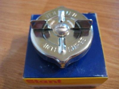 Nos gas fuel tank cap stamped letters correct s rivet !!!! no reserve!!!!