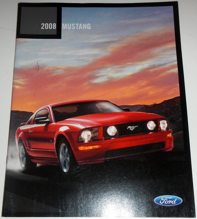 2008 ford mustang brochure