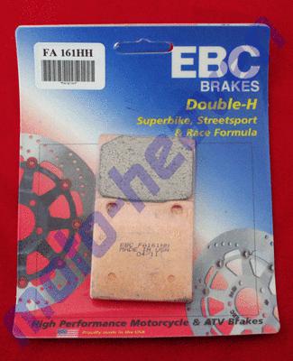 Kawasaki ebc fa161hh fa161 brake pads kawasaki zx 12r zrx zxr zr sintered metal