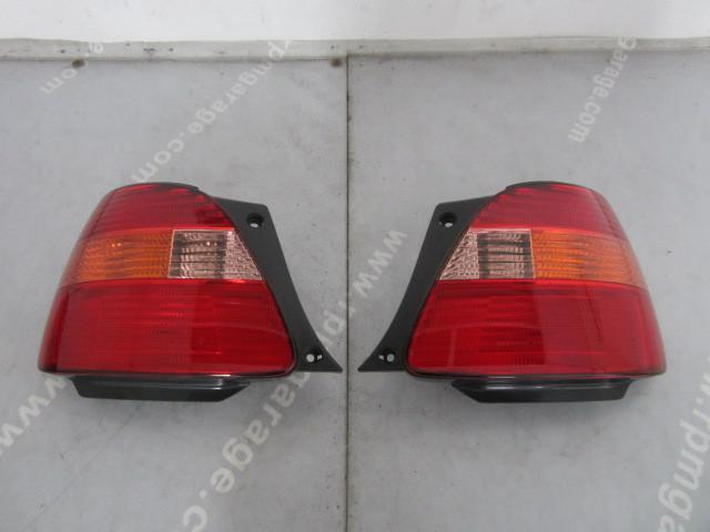 Jdm genuine lexus 98-05 aristo jzs161 gs300 red amber taillights tail lamps lens