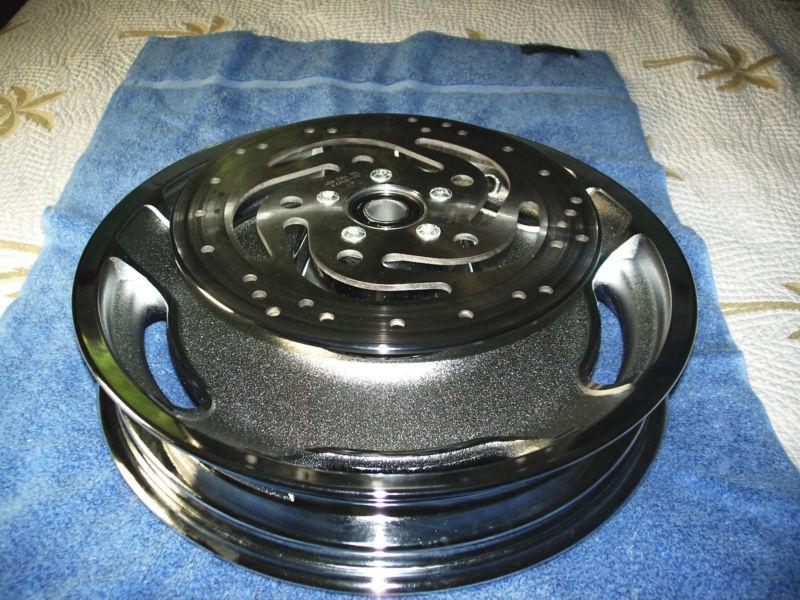 Harley-davidson  oem 2007  road king flhrs profile rim cast w/ rotors