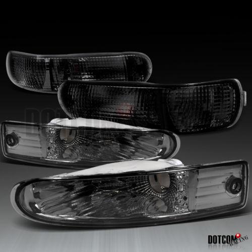 00-02 eclipse 4pc smoke front signal+rear bumper lights