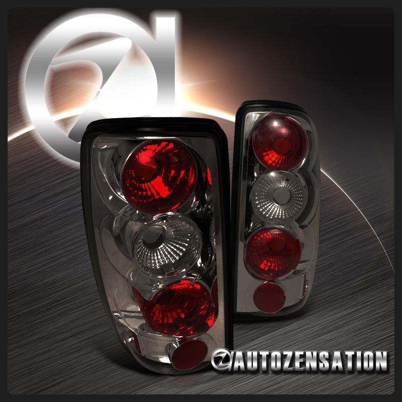 00-06 chevy suburban tahoe/ gmc yukon denali xl smoke altezza tail lights