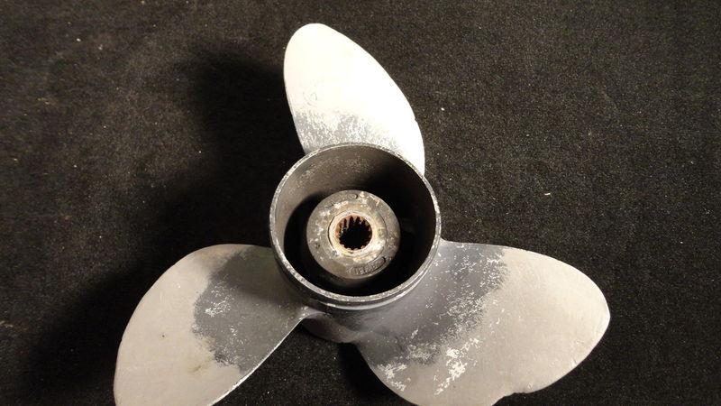 Johnson/evinrude aluminum propeller 14.5x19 15 spline outboard boat prop p184