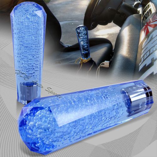 For nissan lexus vip 150mm manual blue diamond crystal bubble drift shift knob