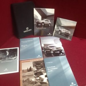 2005 mercury mountaineer owners manual with warranty guide and case