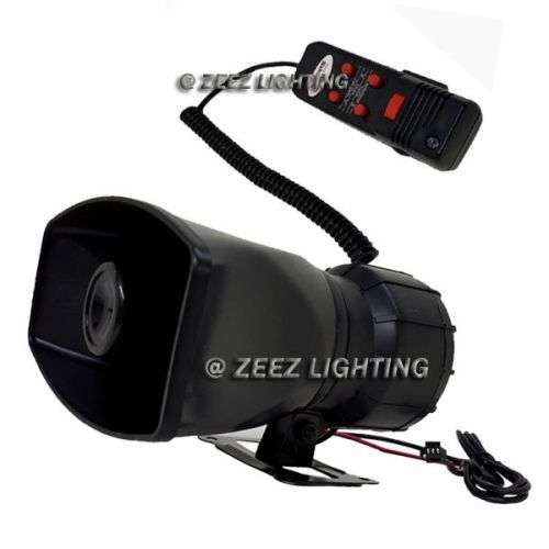 Car warning alarm cop police fire siren horn pa loud speaker mic 100w system c12