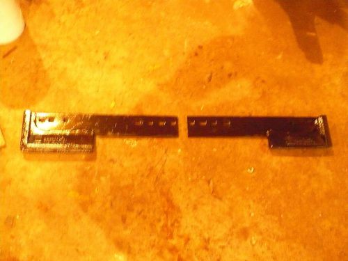 Meyer snow plow blade curb guards poly universal