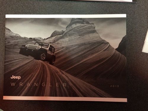 2013 jeep wrangler brochure &#034; new&#034;