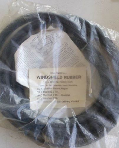 Windshield rubber