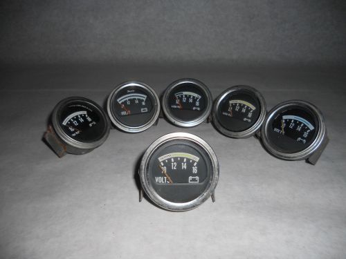 76-86 jeep cj5 &amp; cj7 oem battery volt gauge, 10-16 volts meter factory indicator