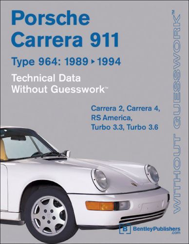 Porsche 964 carrera technical data - carrera 2 and 4, rs america, turbo 3.3 and