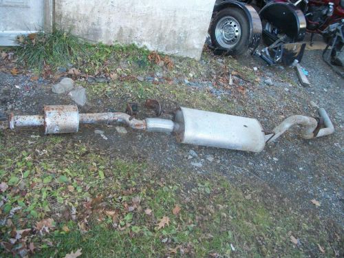 2011 ford f150 3.7 liter v6 4x4 stx exhaust muffler &amp; pipe w / resonator