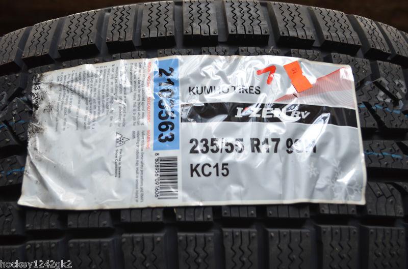 1 new 235 55 17 kumho i'zen rv snow tire