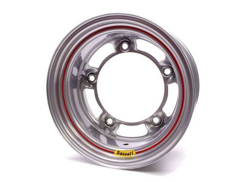 Bassett wide 5 spun 15x8 in wide 5 silver wheel p/n 58sr5s