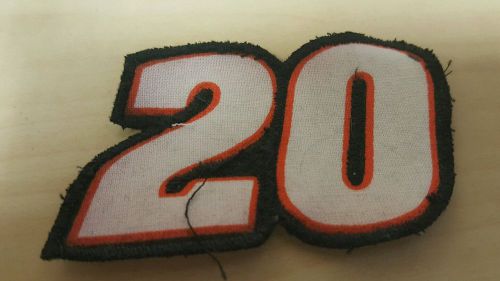 Race car patch # 20