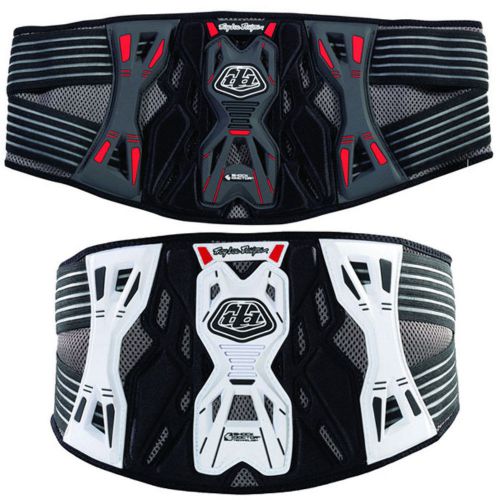 Troy lee designs kb 3305 kidney belt (white or gray) youth/adult sizes