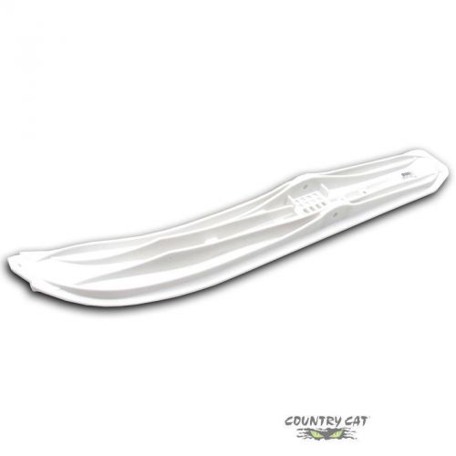 Arctic cat white 6&#034; saddleless plastic ski 7/8&#034; keel tucker hibbert - 3603-255