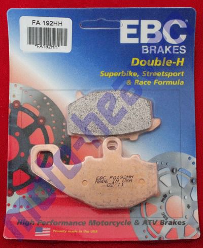 Kawasaki er650 ebc fa192hh rear brake pads ex650 er ex kle 650 r gpz 1100 zx1100