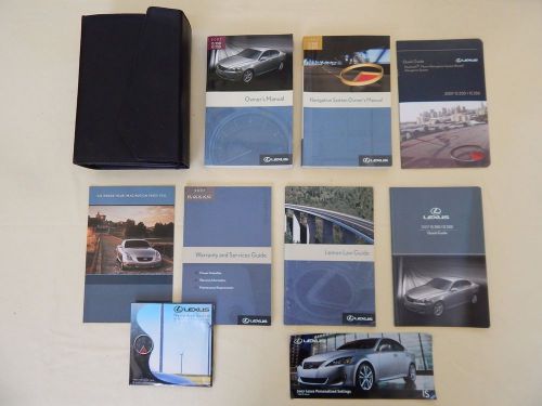 2007 lexus is 350 is 250 &amp; navigation system owners manual