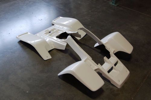 Yamaha banshee yfz350 white standard plastic front and rear fender set