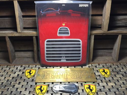 1991 ferrari yearbook 696/91-gb-4m-12/91 (stored 2 decade) (rarely opened +bonus