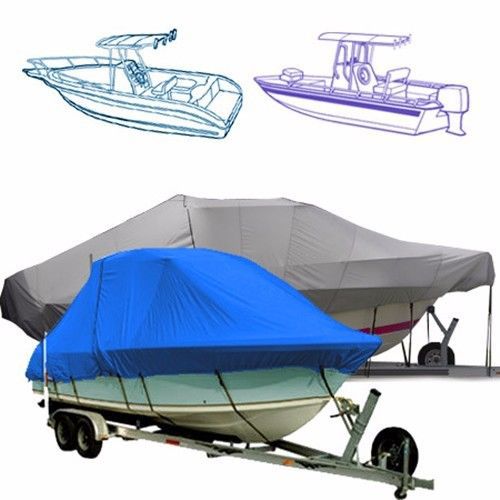 Marine t top boat cover fits a 27&#039;6&#034; boat with a 120&#034; beam width.