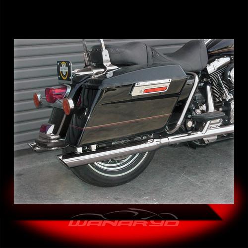 3inch mufflers,slash-down,w/stainless baffles for 1995-2013 harley touring