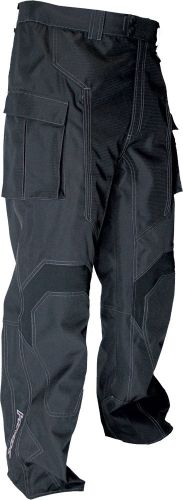 Hmk mens black throttle windproof/waterproof snowmobile pant