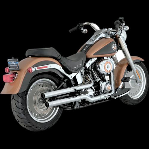 Vance & hines straightshots slip-ons mufflers for 2007-2013 harley softail