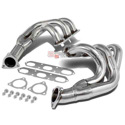 For 996 99-08 porsche 911 carrera 2dr h6 stainless steel header exhaust manifold